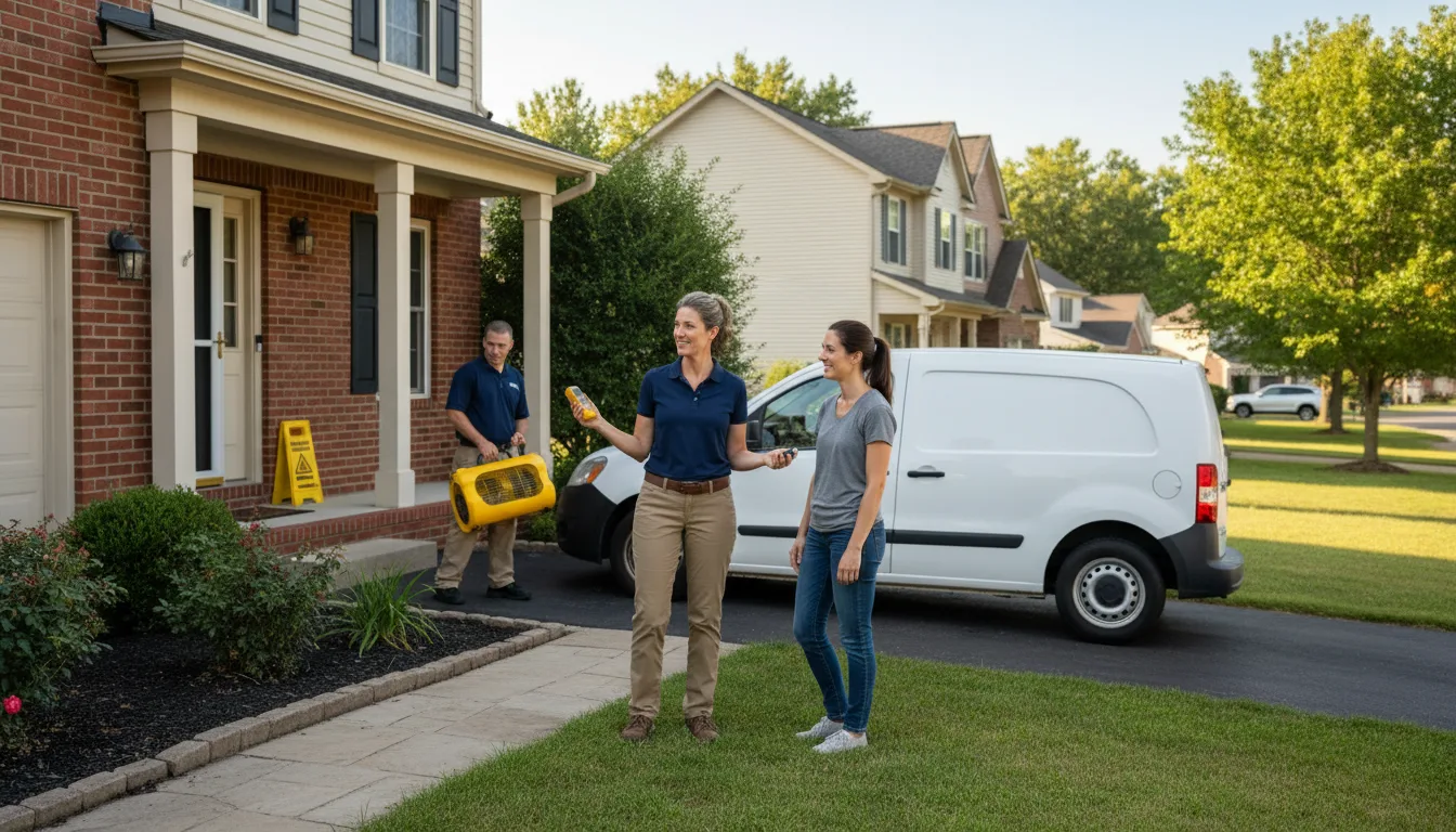 Residential water damage restoration in Metaline, WA